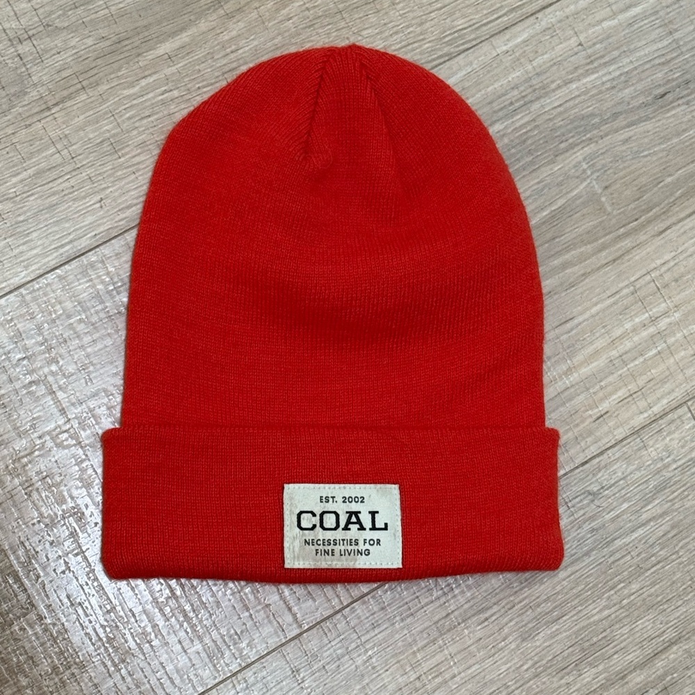 Coal Uniform Beanie Red OSFM